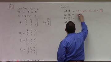 Applied Linear: Cramer