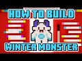 How To Build A Cute Winter Monster - In Minecraft