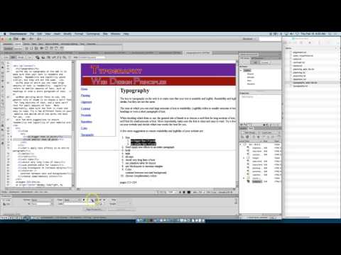 Dreamweaver Design Principles   Lists & Links