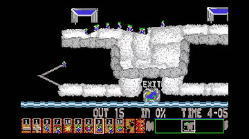 Lemmings Plus III Bonus [Secret 03]: The Lazy Streak