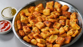 Mini Potato Suji Bites | Crispy Aloo Bite Snacks | Easy & Quick Evening Potato Snack Recipe | NOven