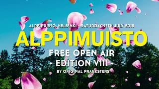 ALPPIMUISTO - FREE OPEN AIR 2018, Helsinki, Finland