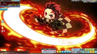 MapleStory X Demon Slayer Collaboration: Kamado Tanjiro Event Job @OrangeMushrooms