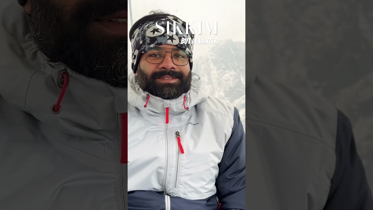 Sikkim in winter is magical …. 