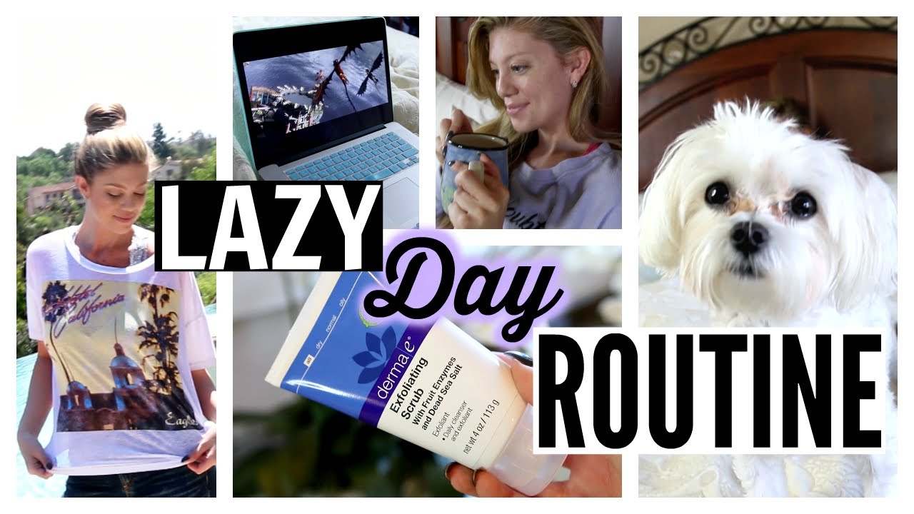 LAZY DAY ROUTINE - YouTube