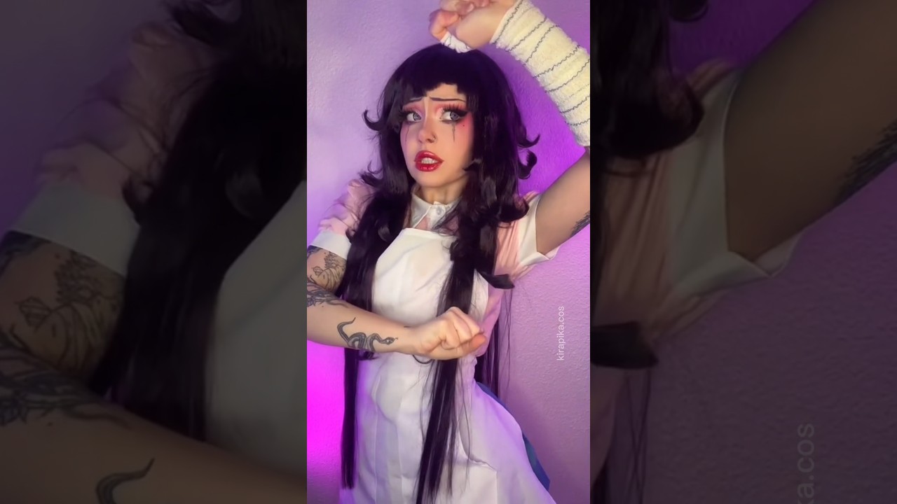 Mikan 🩹 #cosplay #manga #videogames #anime #makeup #danganronpa #mikantsumiki