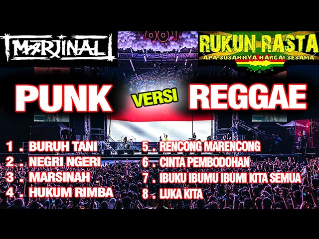 Album PUNK Versi Reggae SKA - MARJINAL - RUKUN RASTA class=