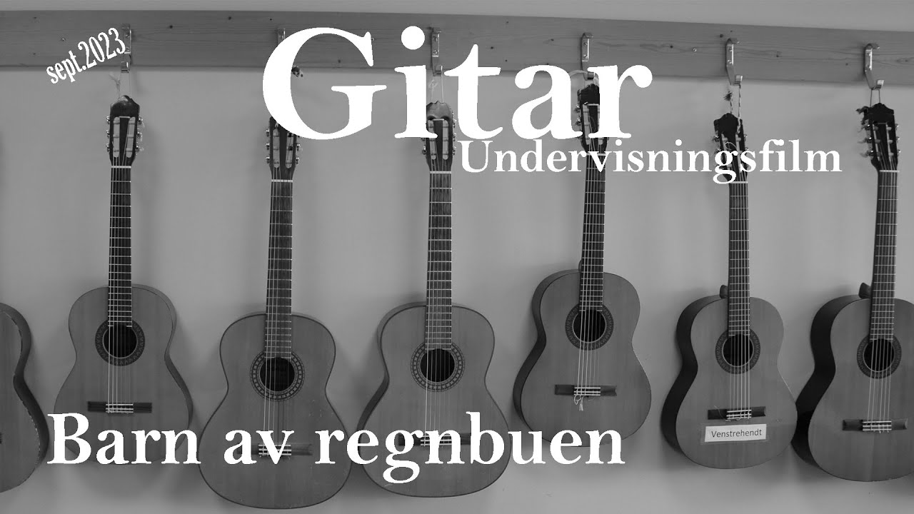 Musikk: Gitarhefte - "Barn av regnbuen"