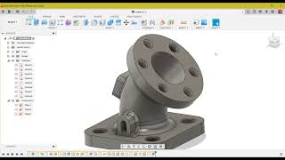 Fusion 360 Tutorial - Angled Pipe 45