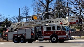 NIH Aerial Tower 751 Responding to Automatic Fire Alarm