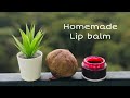 Homemade natural lipbalm for pink lips | Beetroot lip balm at home | Natural lip gloss DIY