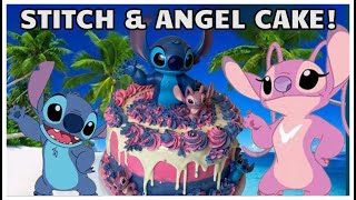 Disney Stitch & Angel Cake