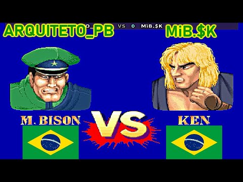Street Fighter II': Champion Edition - ARQUITETO_PB vs MiB.$K