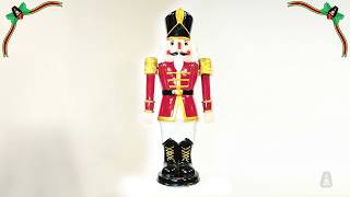 PC36733RW - 36 inch Animated Nutcracker