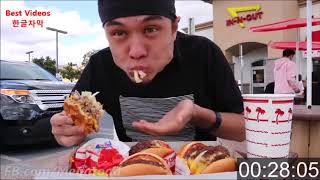[한글자막] Matt Stonie In-N-Out Burger 4x4x4 Challenge매트스토니 인앤아웃버거 챌린지