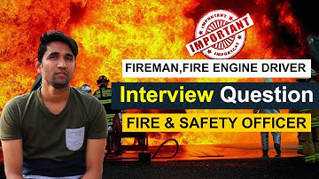 FIRE Interview Question in Hindi || Fireman,Fire Engine Driver interview #fireinterview