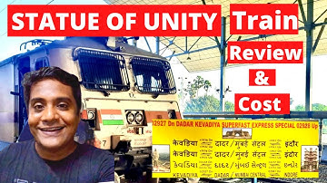 Statue of Unity Train Journey | Mumbai To Kevadiya | 02927 DDR KDCY SF SPL | Indian Railways