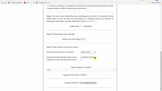 ChaiTables zmanim selection