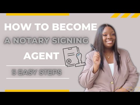 How To Become A Notary Signing Agent | 5 Easy Steps