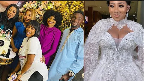 Mide Martins In Tears As Hubby Afeez,Niyi Johnson &Wife Surprise Her,See What She Rock On Birthday
