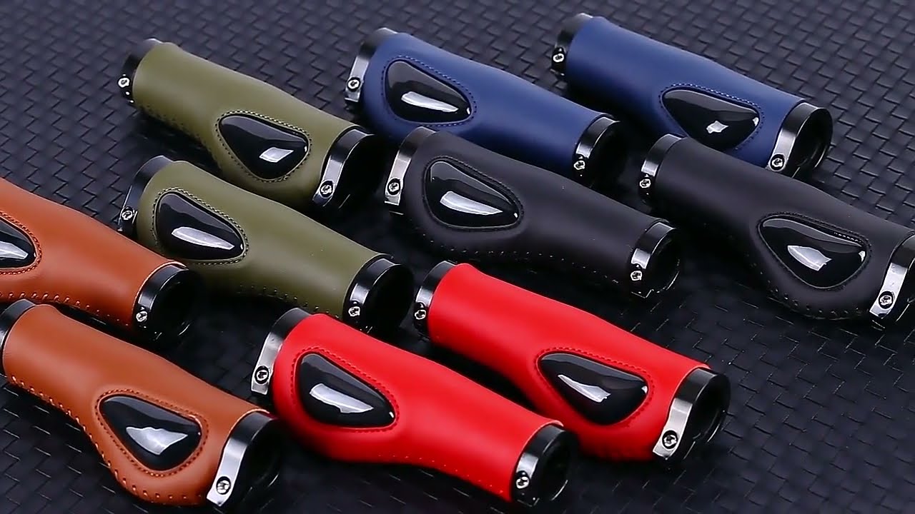 Анатомические Грипсы "Gel Palm Grips". Гелевые вставки. Резиновые ручки на руль велосипеда.