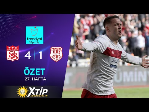 Merkur-Sports | Sivasspor (4-1) Pendikspor - Highlights/Özet | Trendyol Süper Lig - 2023/24