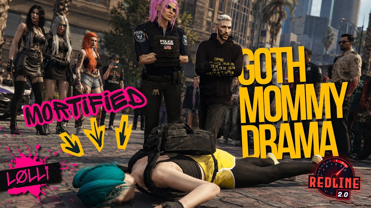 Goth Mommy Drama + the Bois Get New Gang Members in Redline RP | GTAV RP