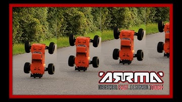 Arrma Outcast Attempts Driftomaniacs Wheelie Challenge
