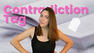 Contradictions Tag! #bookishtag #readerproblems @EmilyJeanBlatt
