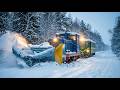 ТУ4-2630 со снегоочистителем СП1-036, Тёсовская УЖД / Train Snow Plowing Action in Tyosovo railway