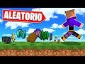 MINECRAFT pero SUELTAS OBJETOS ALEATORIOS AL ANDAR 😍💎 MINECRAFT es ALEATORIO