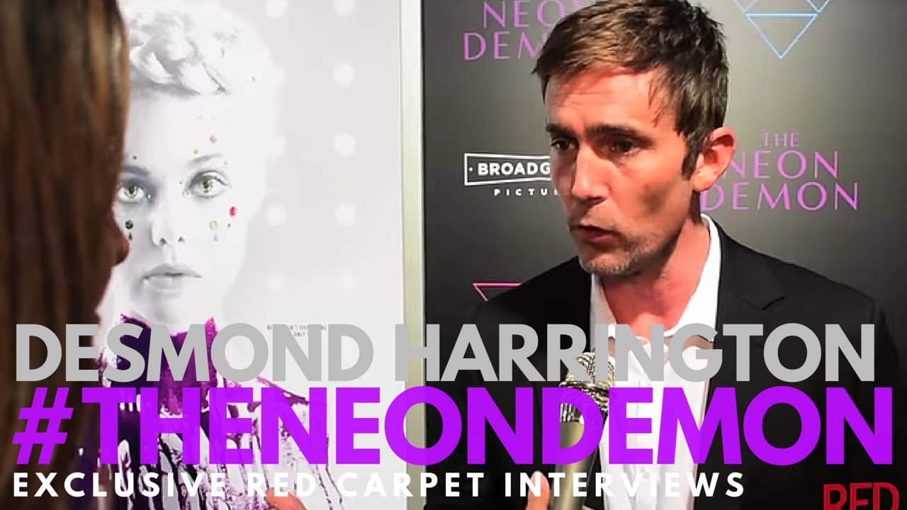 Desmond Harrington interviewed at the LA Premiere of The Neon Demon #TheNeonDemon
