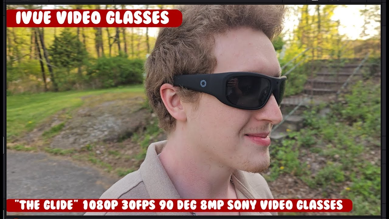 Glide 1080P 30fps HD Camera Glasses Recording Sport Sunglasses DVR