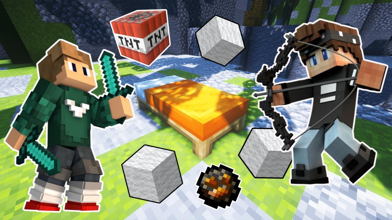 Solo Win In Minecraft Bed Wars - YouTube
