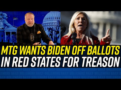 Garbage Troll Marjorie Taylor Greene Promises Biden Off Red State Ballots FOR TREASON!!!