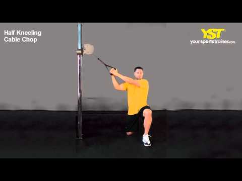 Half Kneeling Cable Chop