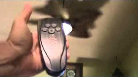 How to install a new ceiling fan remote control module...Part 3