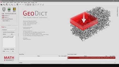 Simulation of mechanical properties of digital materials (part 1) - Workshops using GeoDict 2021