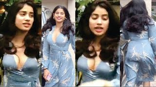 Janhvi Kapoor HOT CLEAVAGE | Janhvi Kapoor VIRAL VIDEO | Janhvi ...