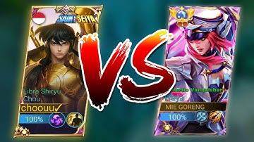 Chou vs Freya waanzinnige gameplay in rang (moet je zien) - mlbb