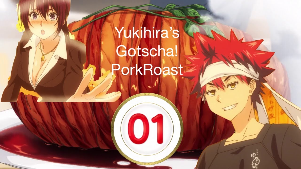 Shokugeki no Soma, Food Wars! First recipe Gotcha! Pork Roast(Falscher