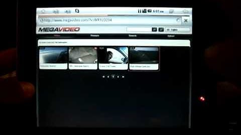 APAD 8" iMX515 - ANDROID 2.2 - 512MB RAM - Demo: MEGAVIDEO - FLASH PLAYER 10.1