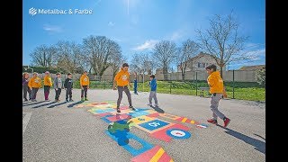À Grans En France - Jeux Décole, Aires De Jeux, Jeux Plein Air-Marquage Au Sol Thermocollant