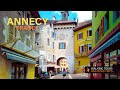 Annecy Old French Town Walking Tour 4k - Most beautiful city in France - Venice of the Alps