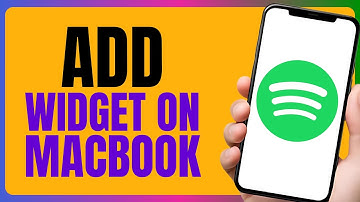 How to  Get Spotify Widget on MacBook Made EASY!