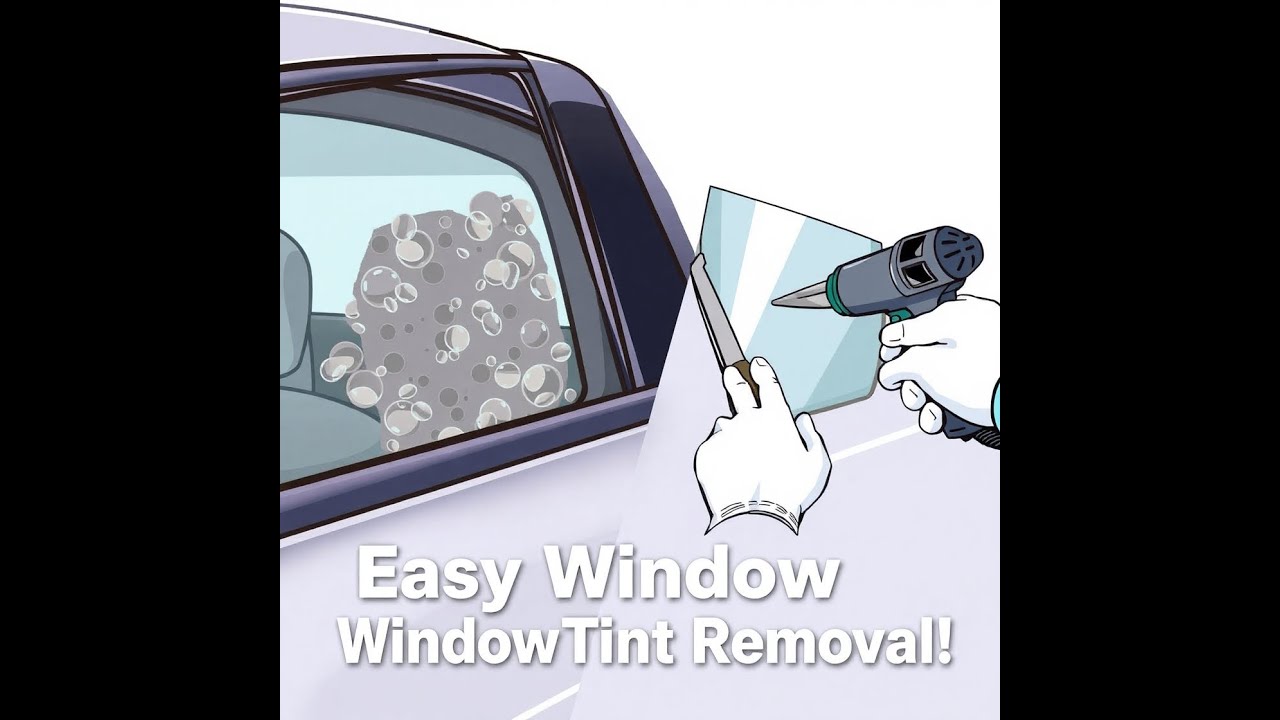 How to Remove Window Tint Like a Pro in Minutes (No Damage!) - YouTube