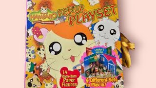 Hamtaro Pop-Up Playset《立體書分享》