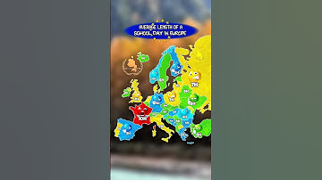 average length of school day in #europe #map #history #mapping #geography #mapper #shorts #edit
