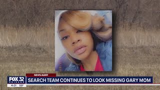 Search team continues efforts to locate missing Gary mom