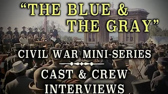 "The Blue & The Gray" Civil War Series - Rare Pre-Broadcast 1982 Cast & Crew Interviews